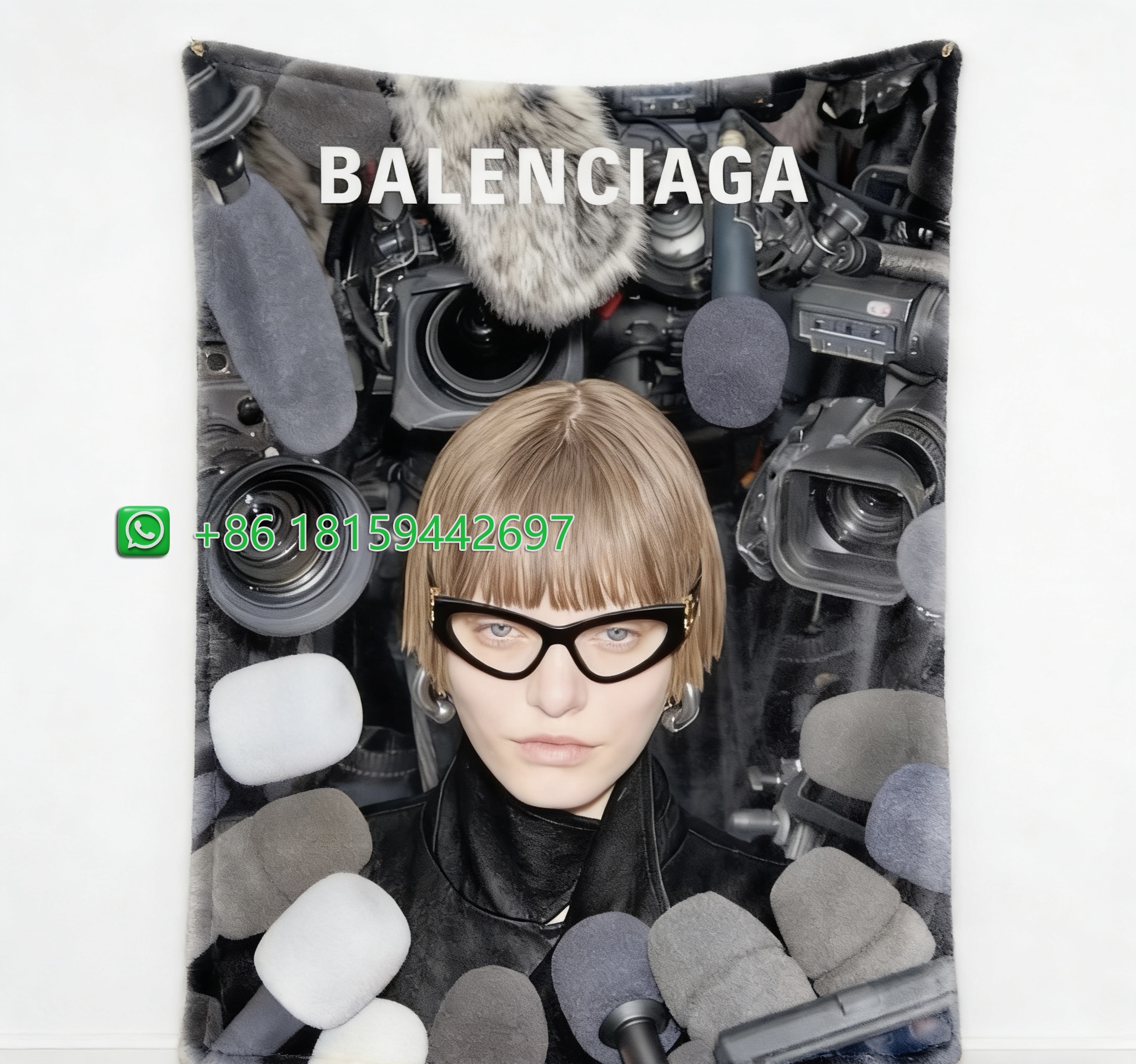Balenciaga Throw Blankets